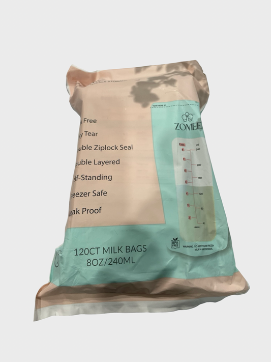Zomee Milk Storage Bags (opened)