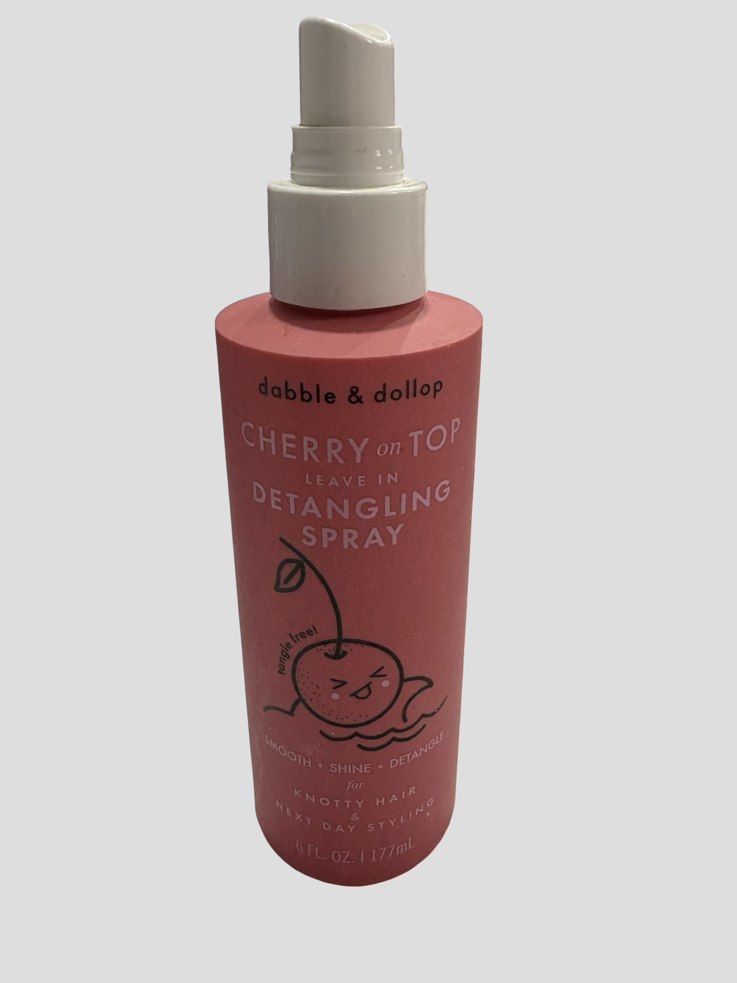 Dabble and dollop detangle spray no lid