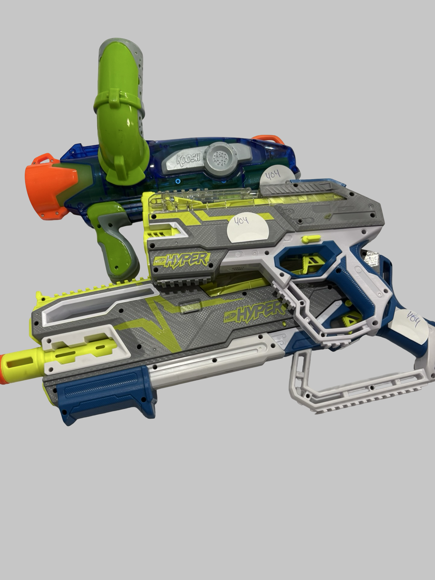 3 nerf guns