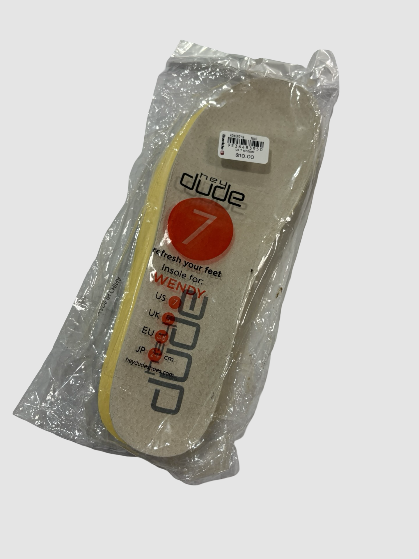 Hey dude insoles New size 7