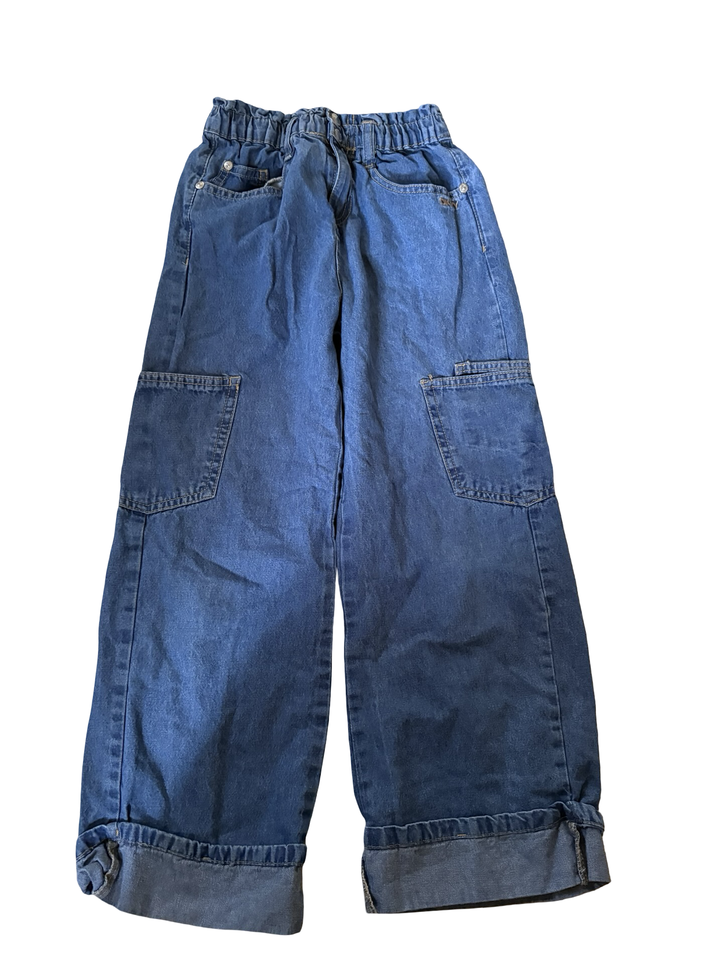 Girls baggy jeans size 8
