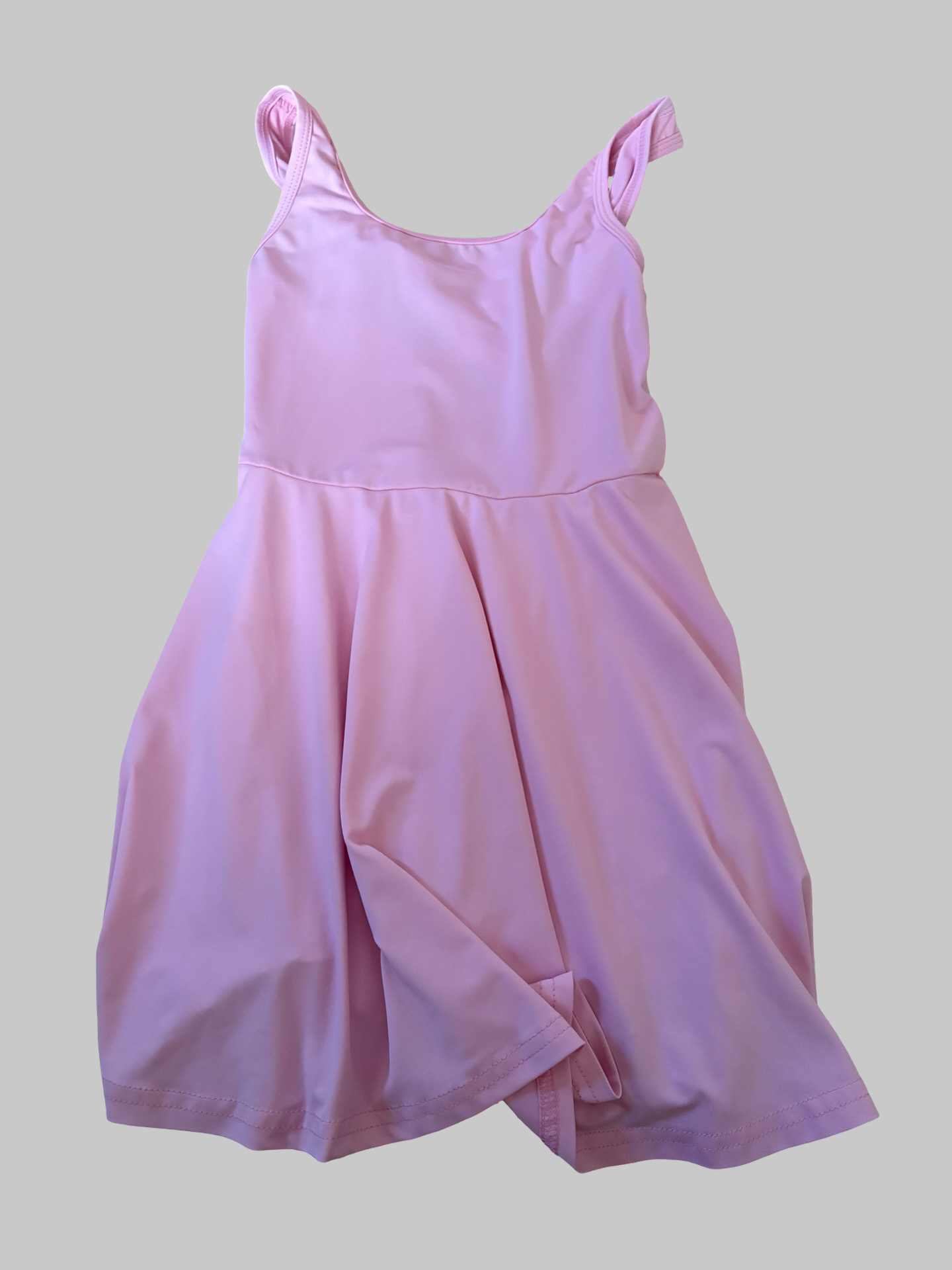 Girls dress romper ( light pink ) few spots size 7