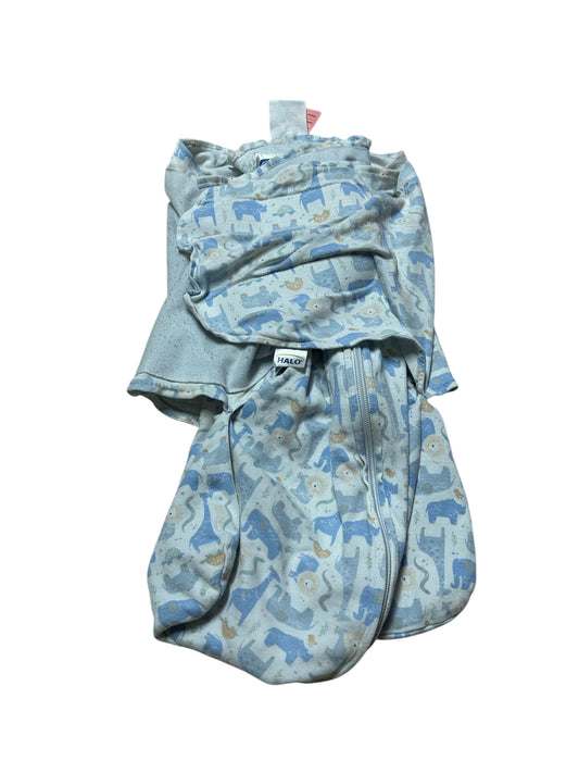 Newborn halo swaddles