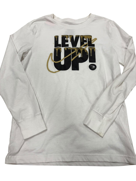 Boys 12-13 Nike long sleeve (small stain)