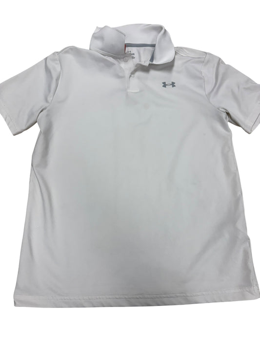 Boys large Ua polo small stain