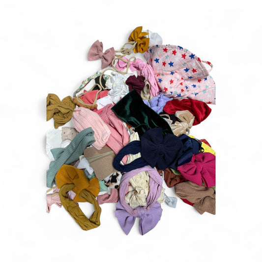 Baby girls headband bows lot
