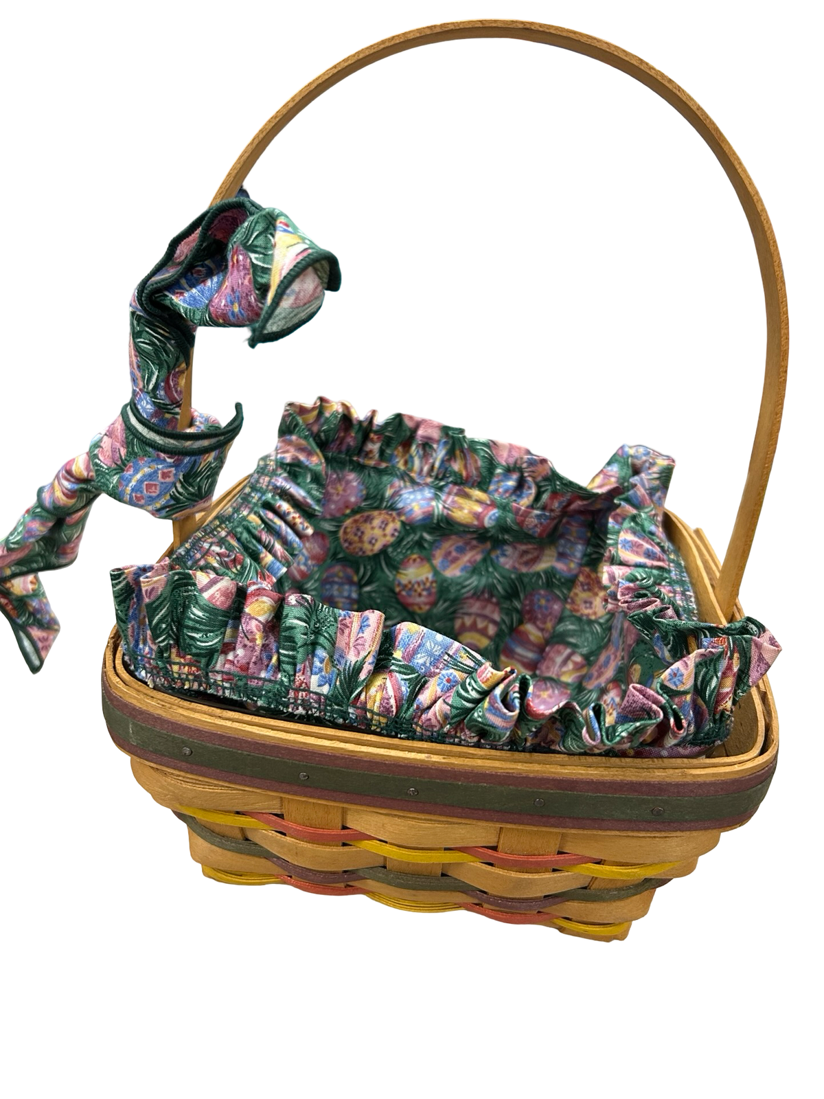 Longaberger basket Easter eggs