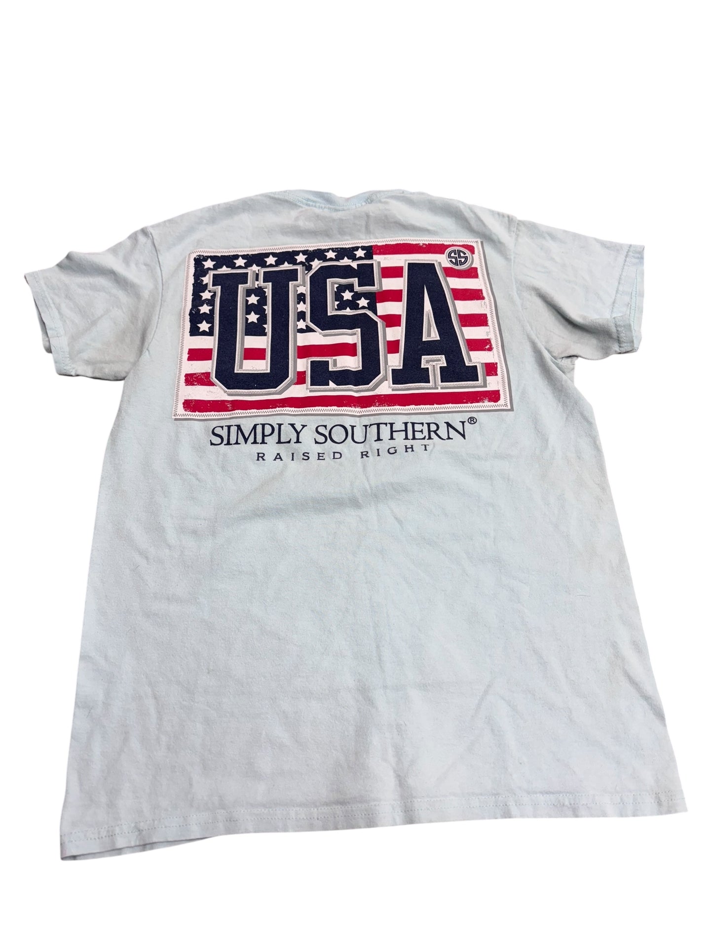 Women’s small simply southern shirt (stains)