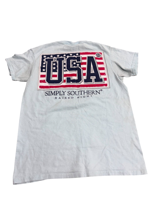 Women’s small simply southern shirt (stains)