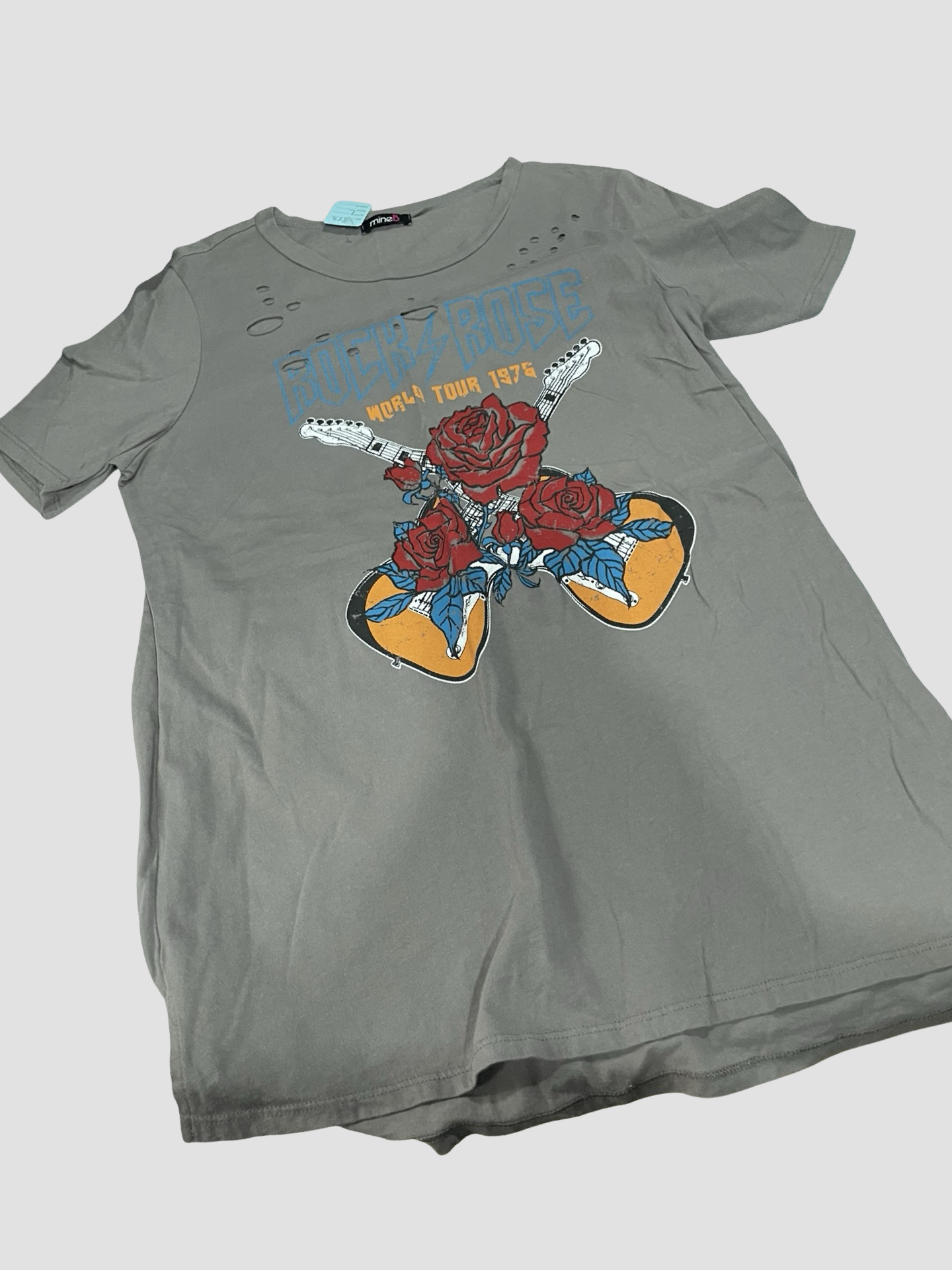 Women’s large distressed graphic tee