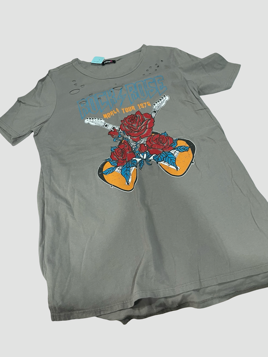 Women’s large distressed graphic tee