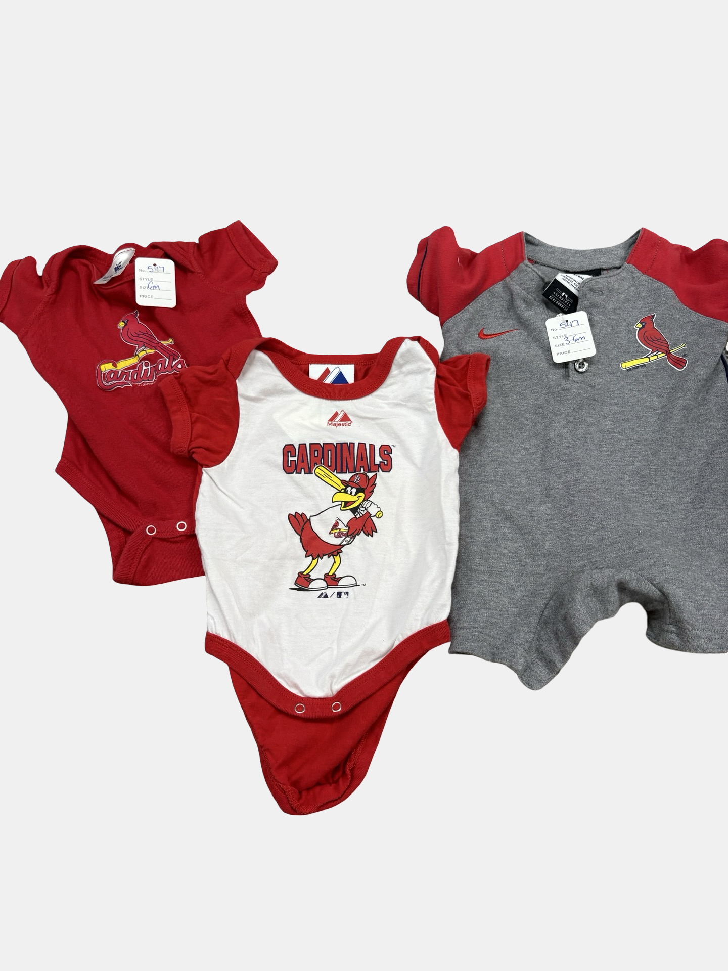 Boys cardinals lot 6-9 months