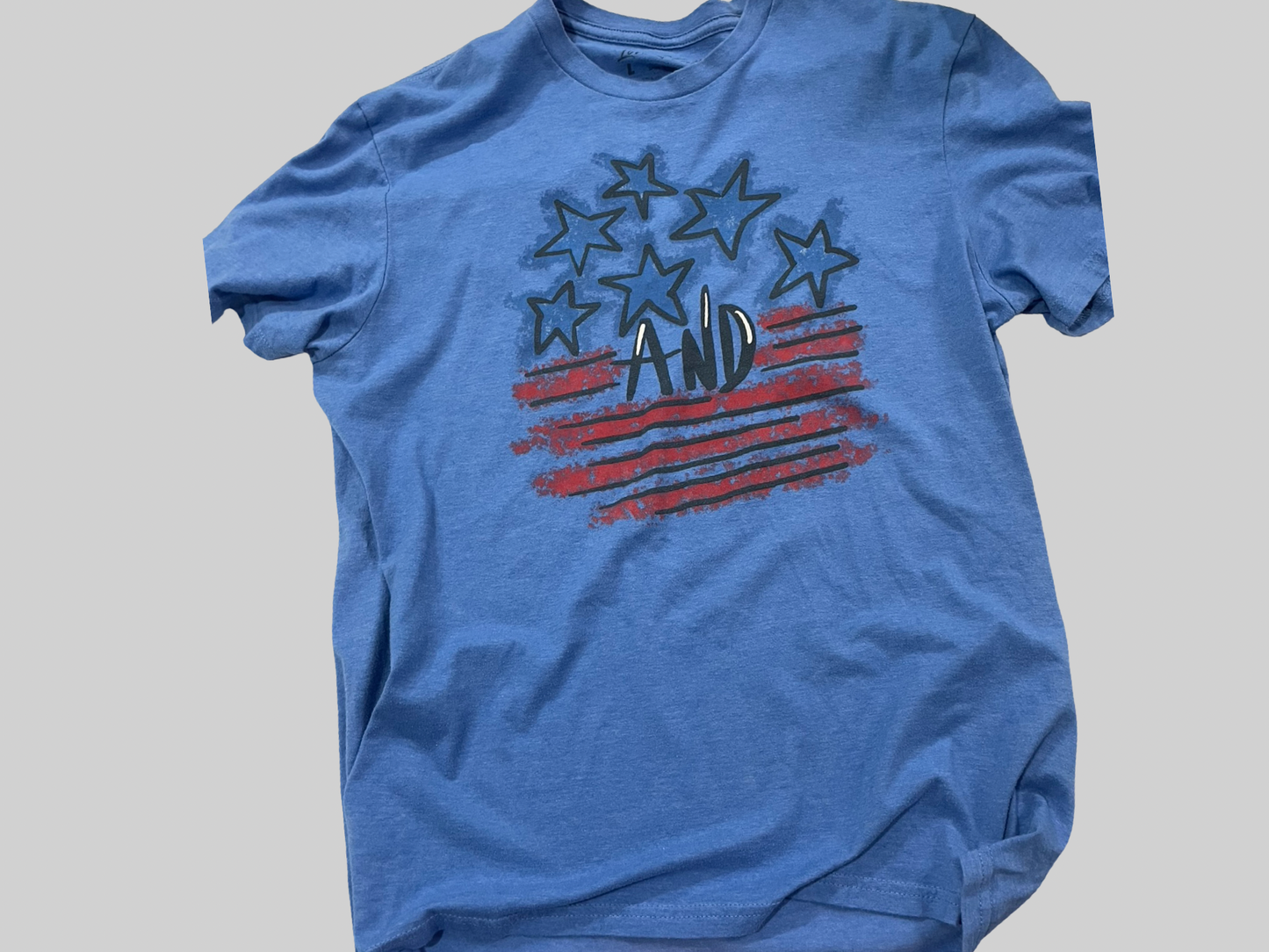 Women’s stars and stripe graphic tee