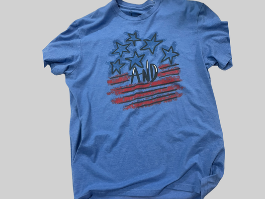 Women’s stars and stripe graphic tee