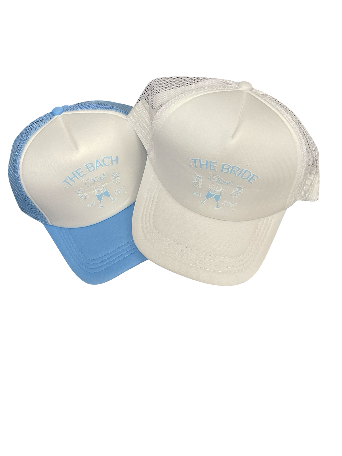 Set of 8 Bach hats