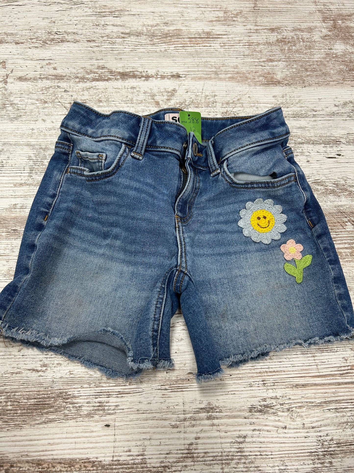 Girls 12 shorts-stain