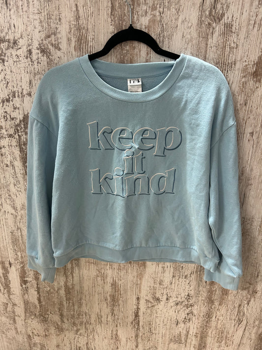 Womens large cropped Crewneck