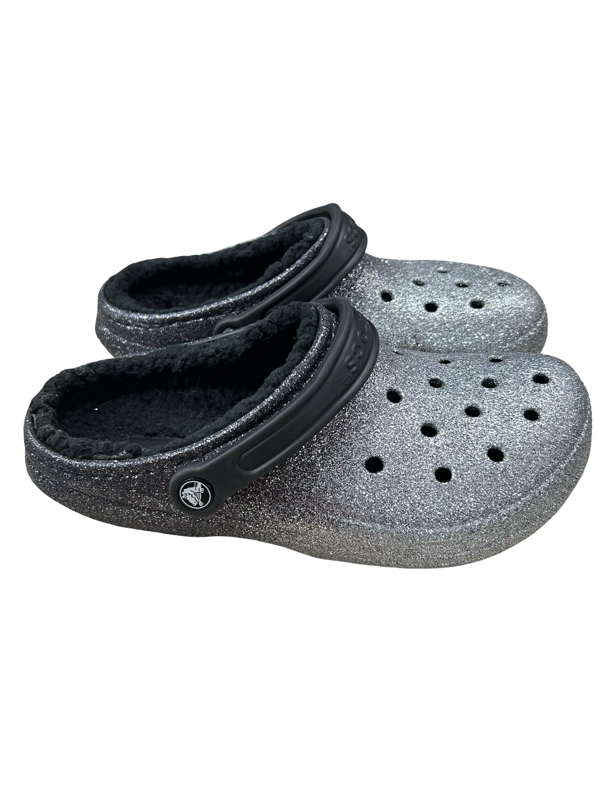 Woman’s fleece lined crocs w9